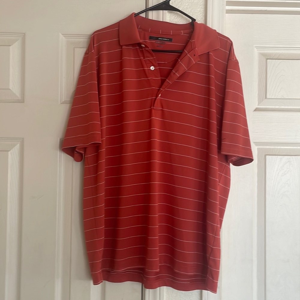 Men’s Greg Norman Polo EUC size Large